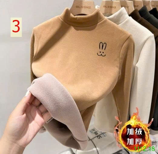 25HA1112.18 - ÁO NỈ GIỮ NHIỆT LÓT LÔNG CHO BÉ YÊU