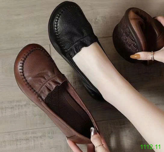 25HA1112.11 - GIÀY DA MỀM ĐẾ BẰNG