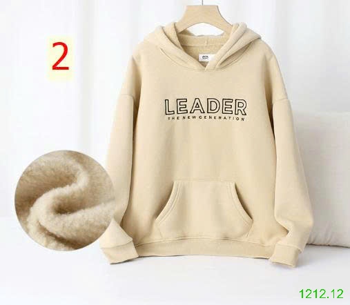 25HA1212.12 - ÁO NỈ HODDIE LÓT LÔNG BÉ TRAI HÃNG AKL
