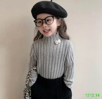 25HA1212.14 - ÁO LEN CỔ CAO BG