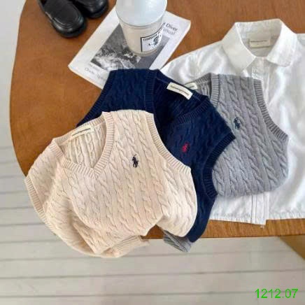 25HA1212.07 - ÁO GILE LEN HÌNH NGỰA CHO BÉ