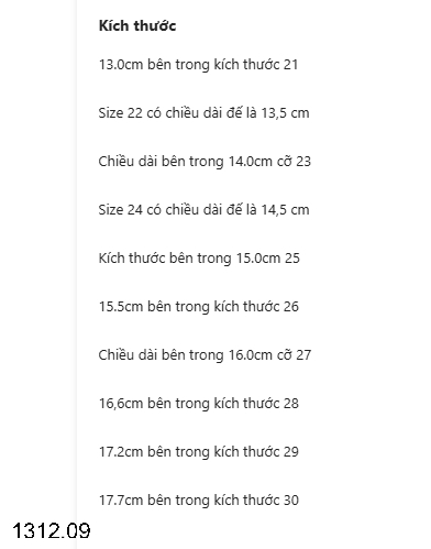 25HA1312.09 - GIÀY THỂ THAO BÉ GÁI