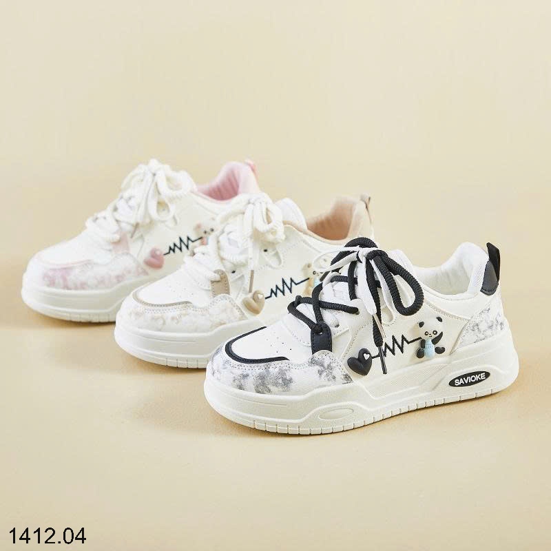 25HA1412.04 - GIÀY THỂ THAO GẤU CUTE