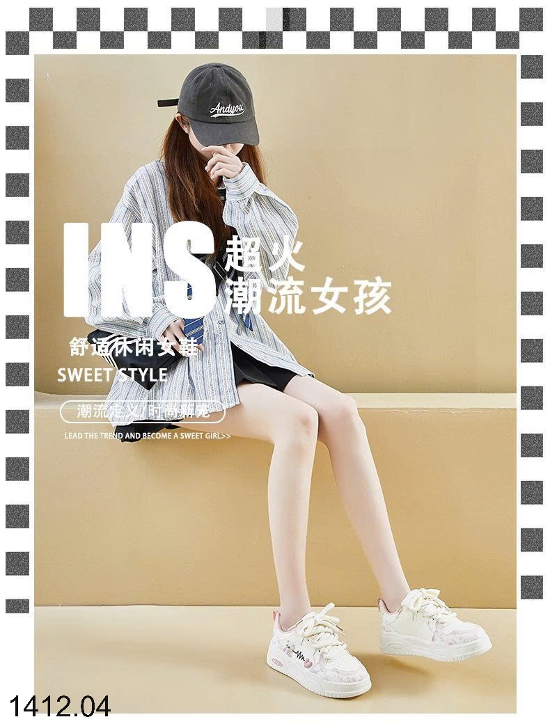 25HA1412.04 - GIÀY THỂ THAO GẤU CUTE