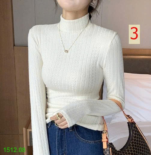25HA1512.08 - ÁO LEN GÂN CỔ LỌ