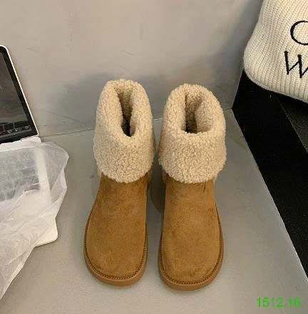 25HA1512.16 - BOOT CỔ LÔNG CHO NỮ