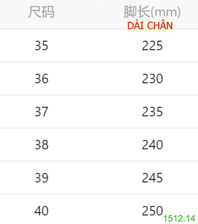25HA1512.14 - GIÀY THỂ THAO CHO NỮ
