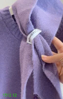 25HA1512.12 - ÁO LEN KÈM KHĂN SIÊU XINH ANNA