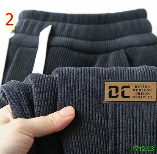 25HA1712.03 - QUẦN NHUNG TĂM ỐNG BO CHUN CHO NAM