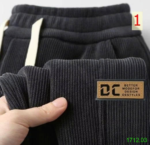25HA1712.03 - QUẦN NHUNG TĂM ỐNG BO CHUN CHO NAM