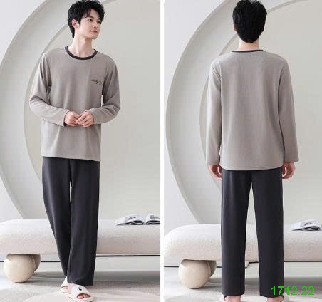 25HA1712.22 - BỘ NỈ MẶC NHÀ NAM