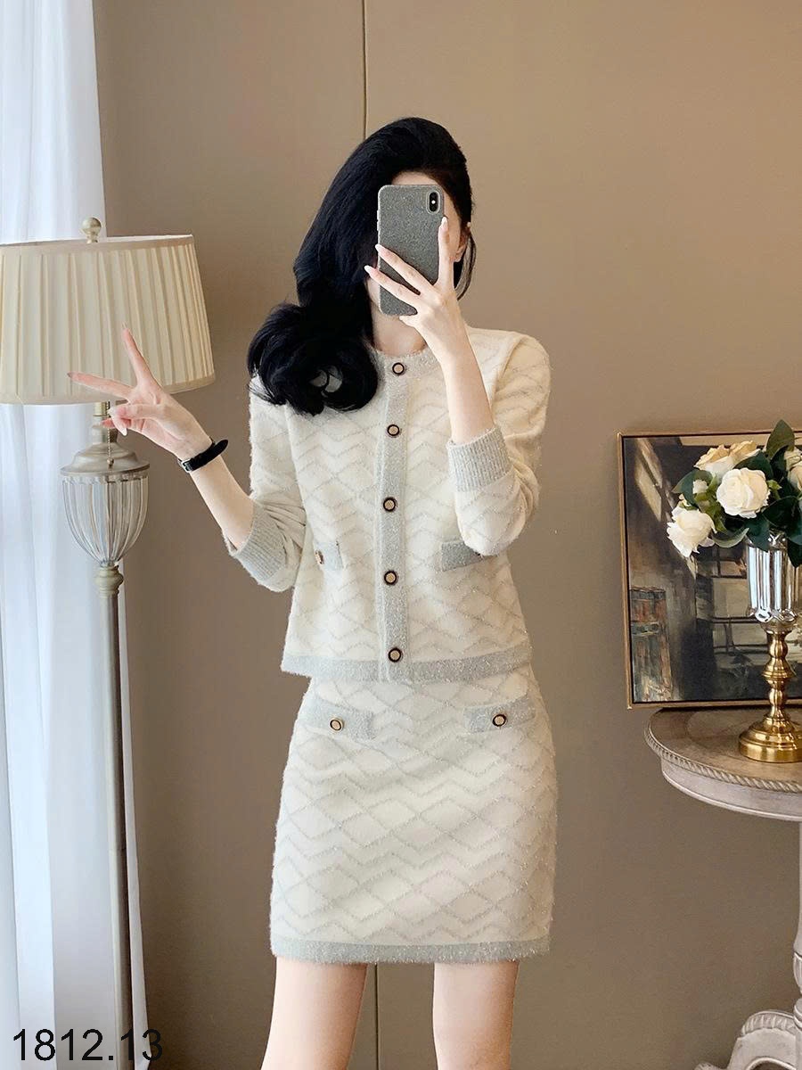 25HA1812.13 - SET VÁY LEN QUẢNG CHÂU CAO CẤP CHO NỮ