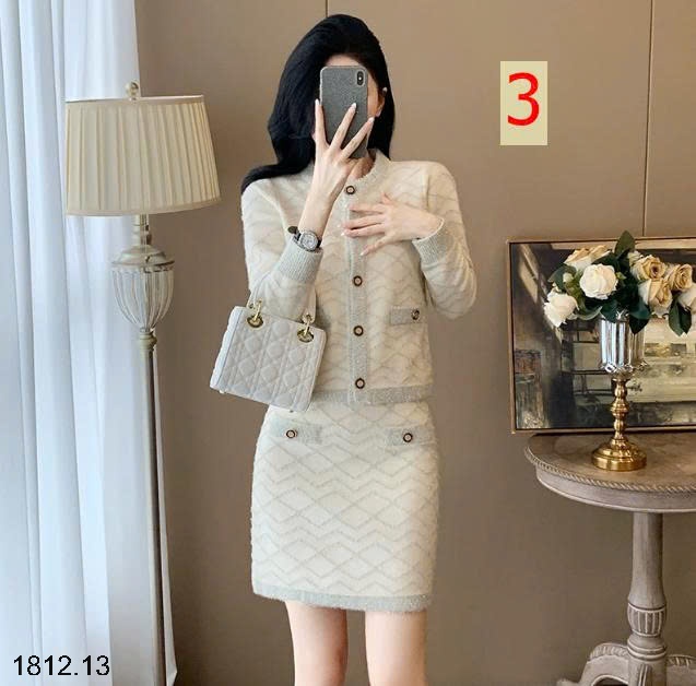 25HA1812.13 - SET VÁY LEN QUẢNG CHÂU CAO CẤP CHO NỮ