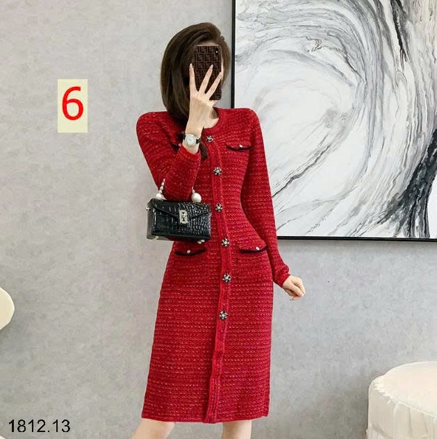 25HA1812.13 - SET VÁY LEN QUẢNG CHÂU CAO CẤP CHO NỮ