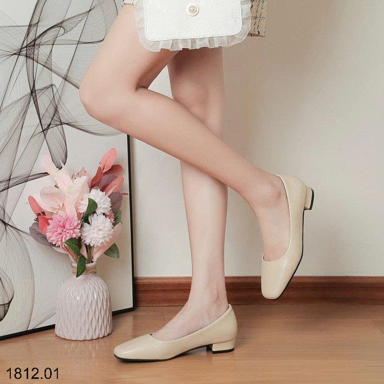 25HA1812.01 - GIÀY DA LÌ ĐẾ THẤP CÔNG SỞ