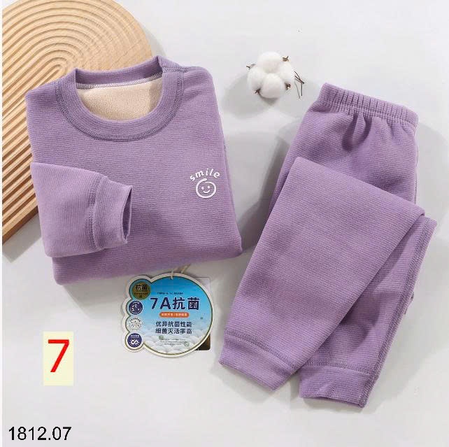 25HA1812.07 - BỘ NỈ KẺ LÓT LÔNG CỪU SIÊU ẤM CHO BÉ
