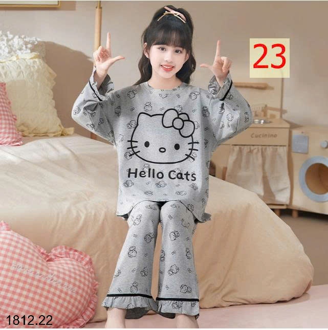 25HA1812.22 - BỘ MẶC NHÀ COTTON QUẢNG CHÂU MẸ CON