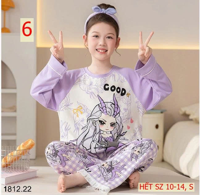 25HA1812.22 - BỘ MẶC NHÀ COTTON QUẢNG CHÂU MẸ CON