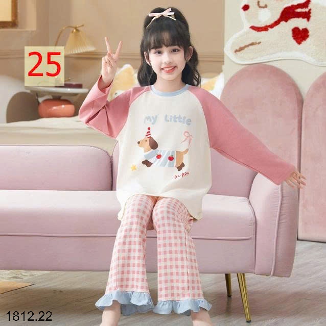 25HA1812.22 - BỘ MẶC NHÀ COTTON QUẢNG CHÂU MẸ CON