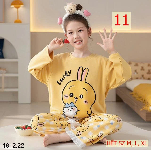 25HA1812.22 - BỘ MẶC NHÀ COTTON QUẢNG CHÂU MẸ CON