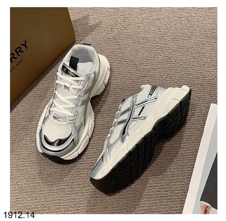 25HA1912.14 - GIÀY CHUNKY SNEAKER NỮ ĐẾ DÀY