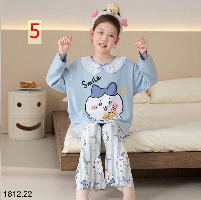 25HA1812.22 - BỘ MẶC NHÀ COTTON QUẢNG CHÂU MẸ CON