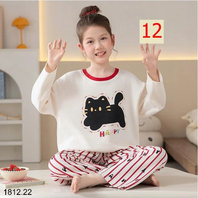 25HA1812.22 - BỘ MẶC NHÀ COTTON QUẢNG CHÂU MẸ CON