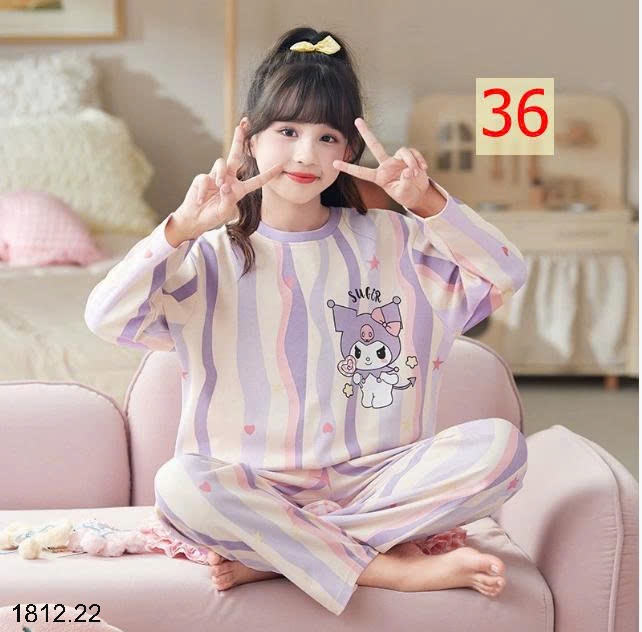 25HA1812.22 - BỘ MẶC NHÀ COTTON QUẢNG CHÂU MẸ CON