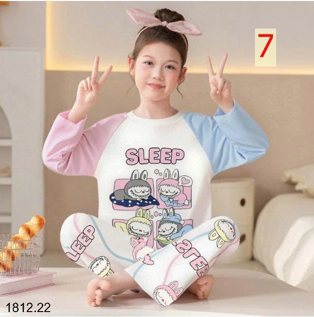 25HA1812.22 - BỘ MẶC NHÀ COTTON QUẢNG CHÂU MẸ CON