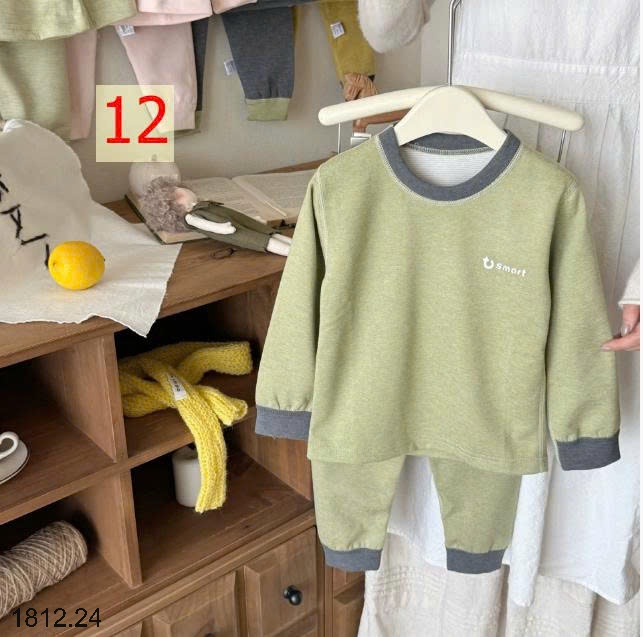 25HA1812.24 - BỘ NỈ GIỮ NHIỆT CHO BÉ
