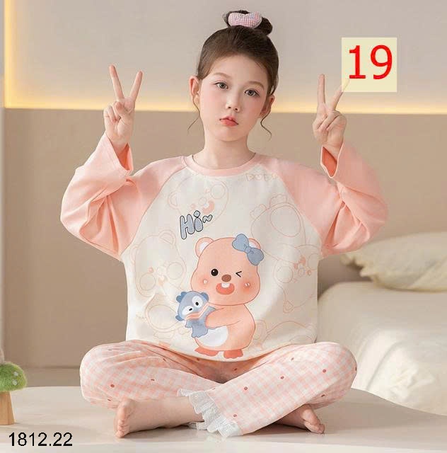 25HA1812.22 - BỘ MẶC NHÀ COTTON QUẢNG CHÂU MẸ CON