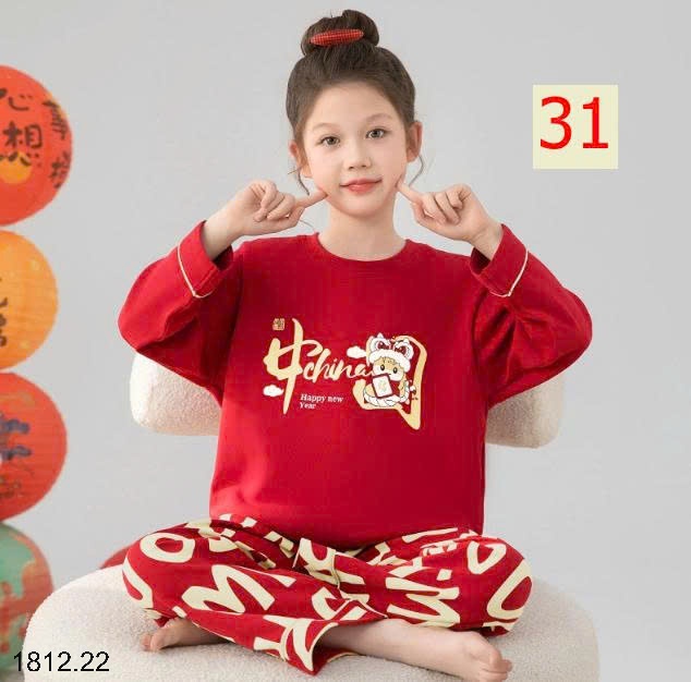 25HA1812.22 - BỘ MẶC NHÀ COTTON QUẢNG CHÂU MẸ CON