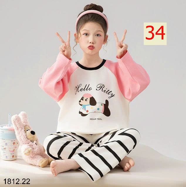 25HA1812.22 - BỘ MẶC NHÀ COTTON QUẢNG CHÂU MẸ CON