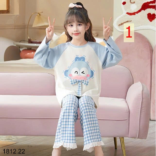 25HA1812.22 - BỘ MẶC NHÀ COTTON QUẢNG CHÂU MẸ CON