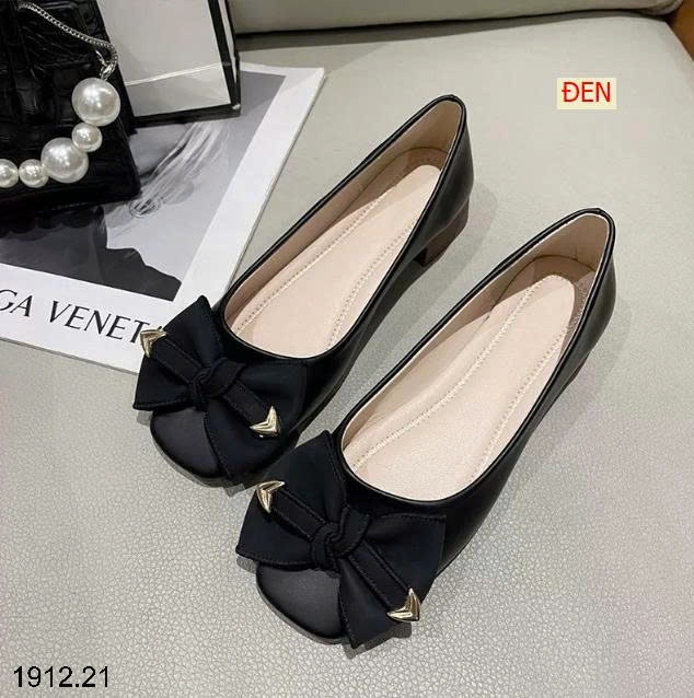 25HA1912.21 - GIÀY BÚP BÊ ĐÍNH NƠ NỮ