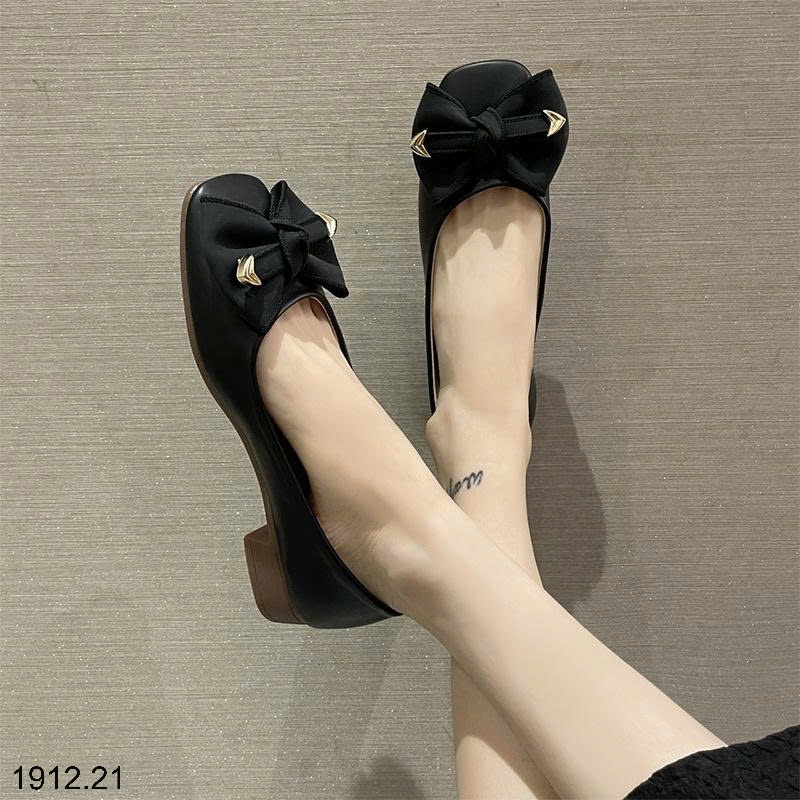 25HA1912.21 - GIÀY BÚP BÊ ĐÍNH NƠ NỮ