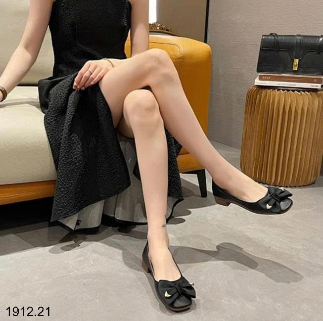25HA1912.21 - GIÀY BÚP BÊ ĐÍNH NƠ NỮ