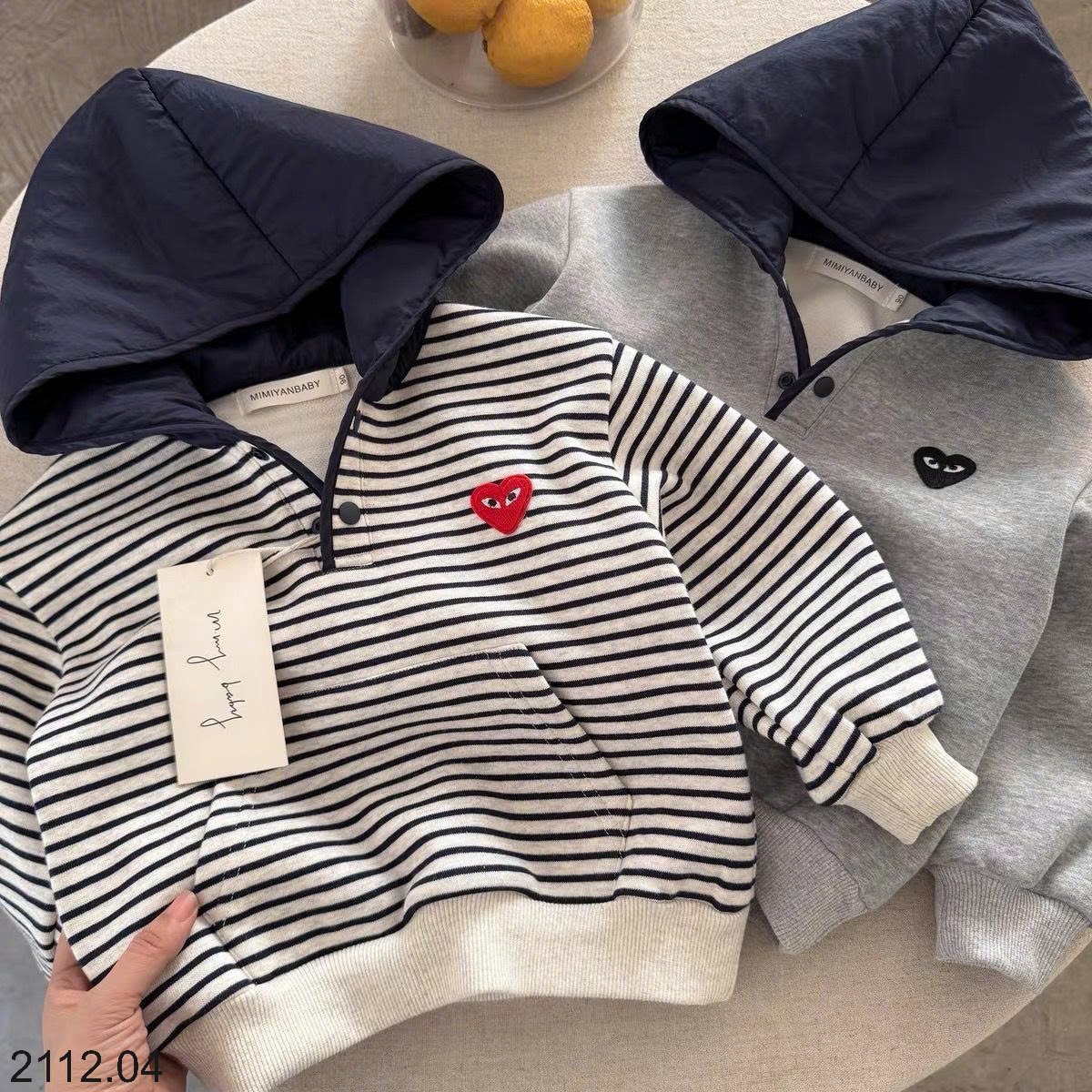 25HA2112.04 - ÁO HOODIE BÉ TRAI