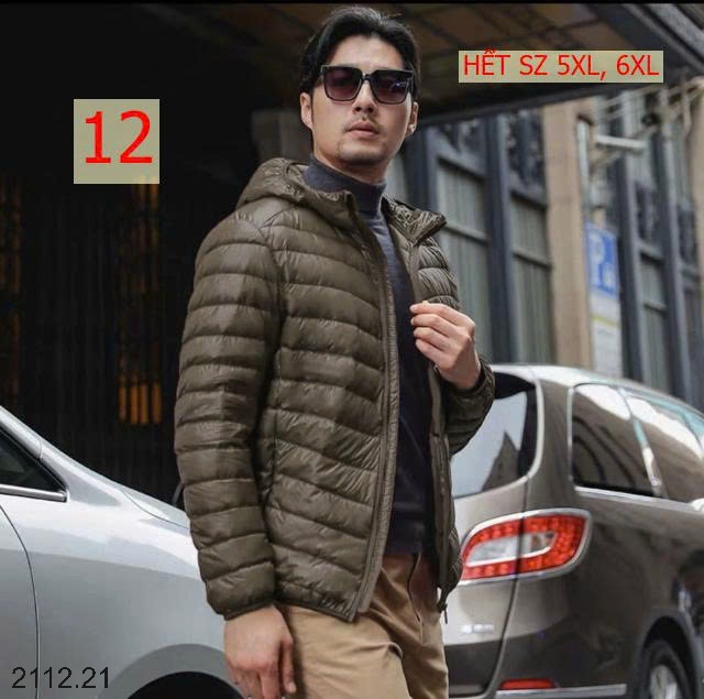 25HA2112.21 - ÁO PHAO NAM LÔNG VŨ CỔ ĐỨNG HÃNG MEILAN