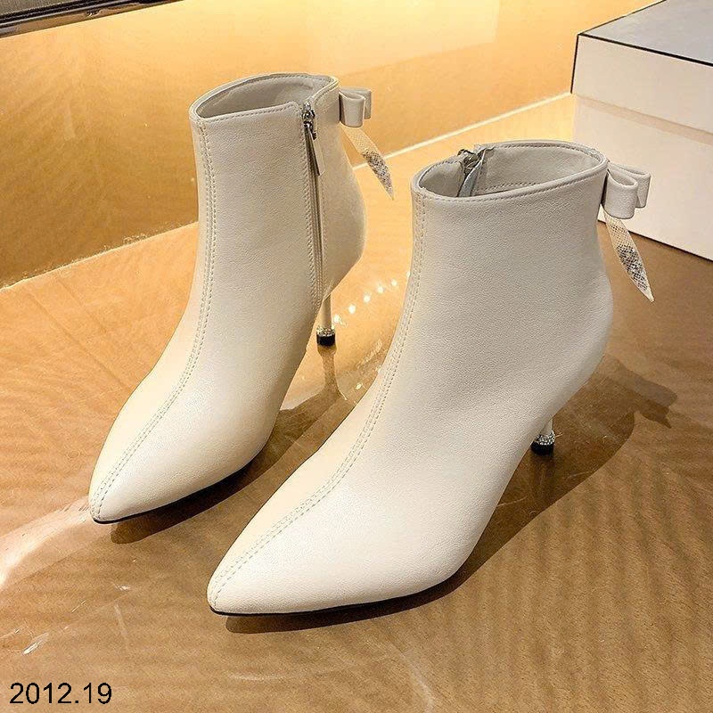 25HA2012.19 - BOOT CỔ THẤP MIX NƠ