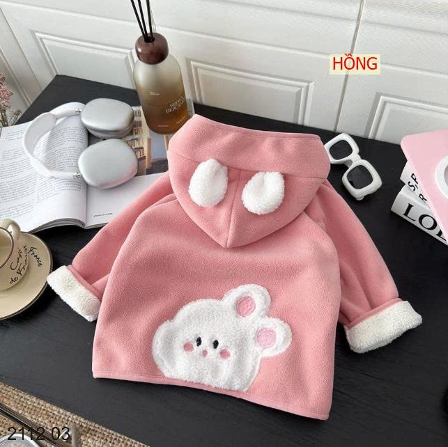 25HA2112.03 - ÁO KHOÁC NỈ HOẠT HÌNH CHO BÉ