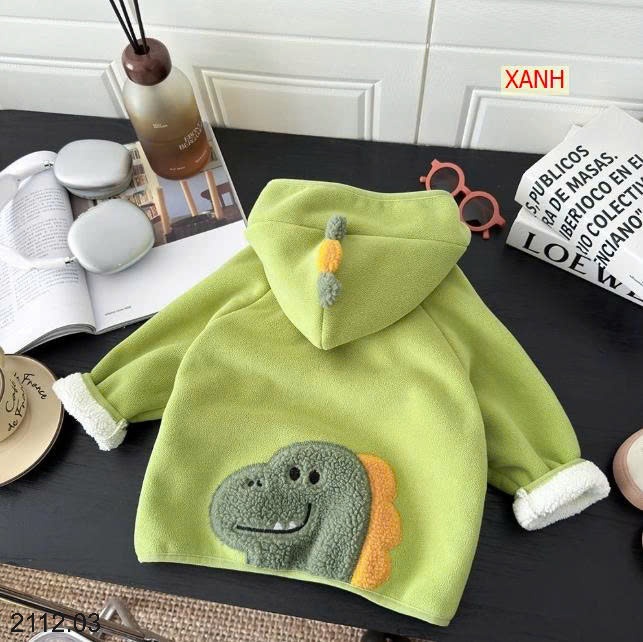 25HA2112.03 - ÁO KHOÁC NỈ HOẠT HÌNH CHO BÉ