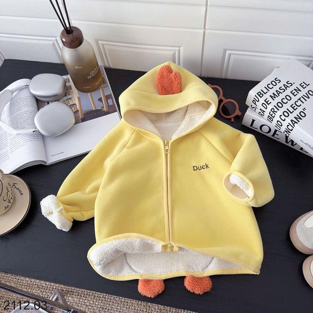25HA2112.03 - ÁO KHOÁC NỈ HOẠT HÌNH CHO BÉ