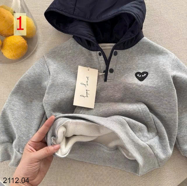 25HA2112.04 - ÁO HOODIE BÉ TRAI