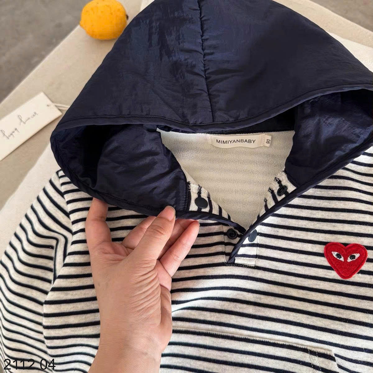 25HA2112.04 - ÁO HOODIE BÉ TRAI