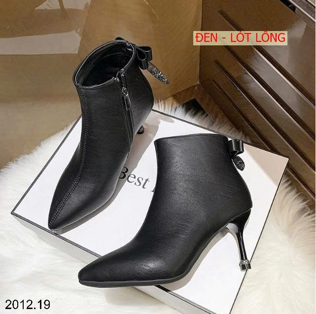 25HA2012.19 - BOOT CỔ THẤP MIX NƠ