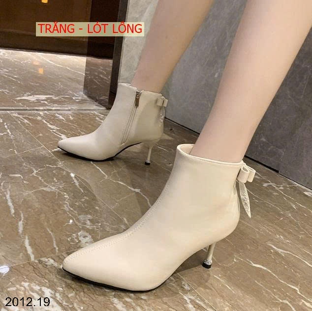 25HA2012.19 - BOOT CỔ THẤP MIX NƠ