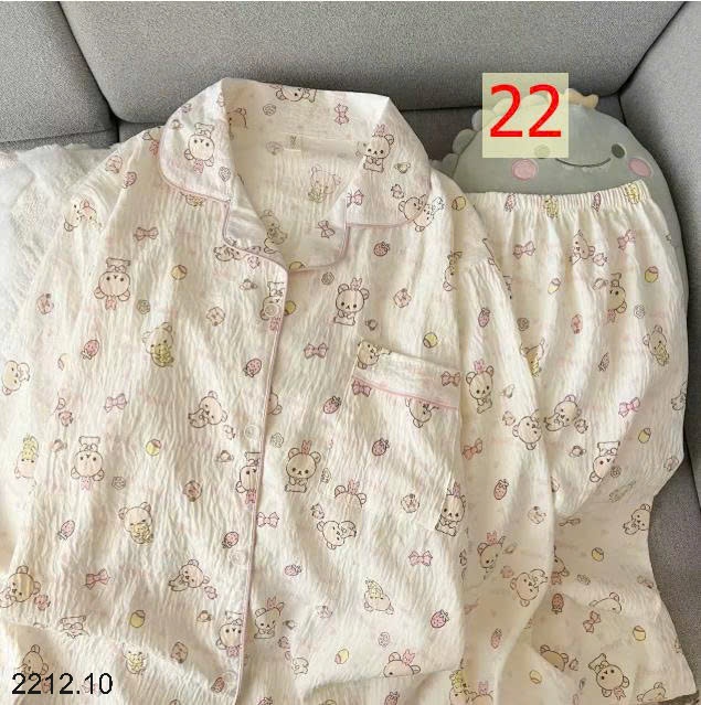25HA2212.10 - BỘ NGỦ HOẠ TIẾT NỮ