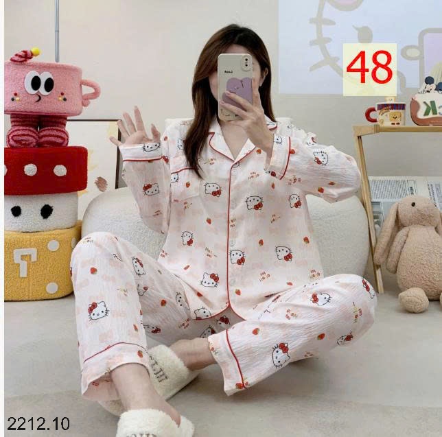 25HA2212.10 - BỘ NGỦ HOẠ TIẾT NỮ