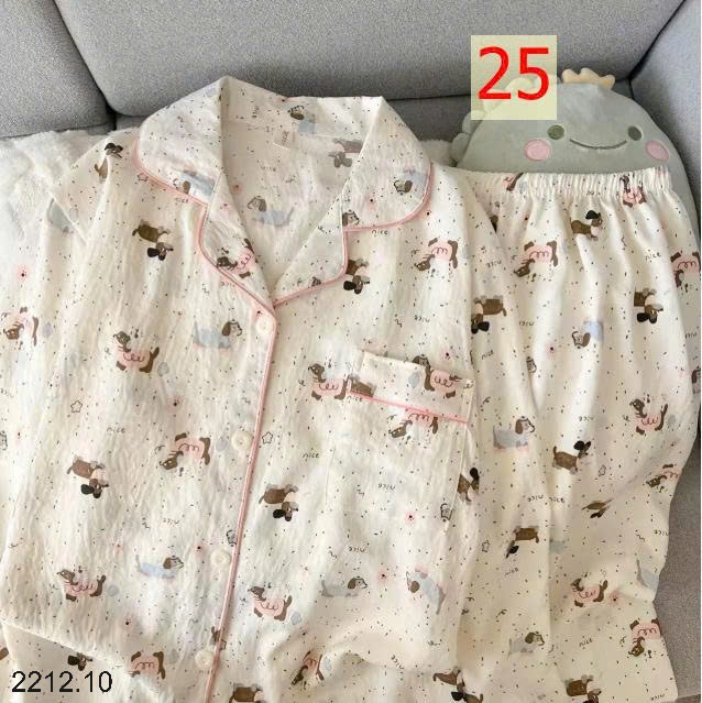25HA2212.10 - BỘ NGỦ HOẠ TIẾT NỮ